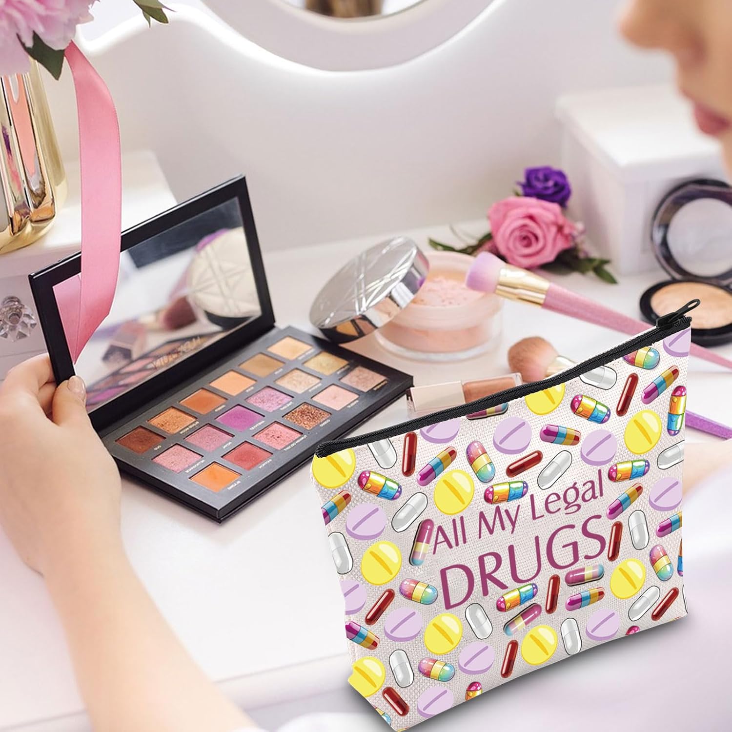 Detalle de Merch pouch All My Legal Drug 23cm bag