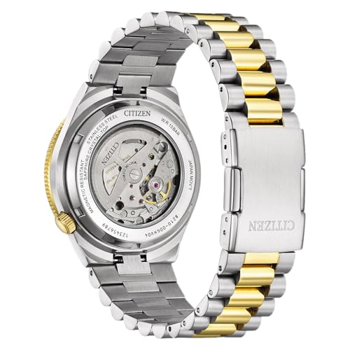 Detalle de Citizen NJ0234-58X Tsuyosa Shore: reloj automático de estilo sobrio para uso diario