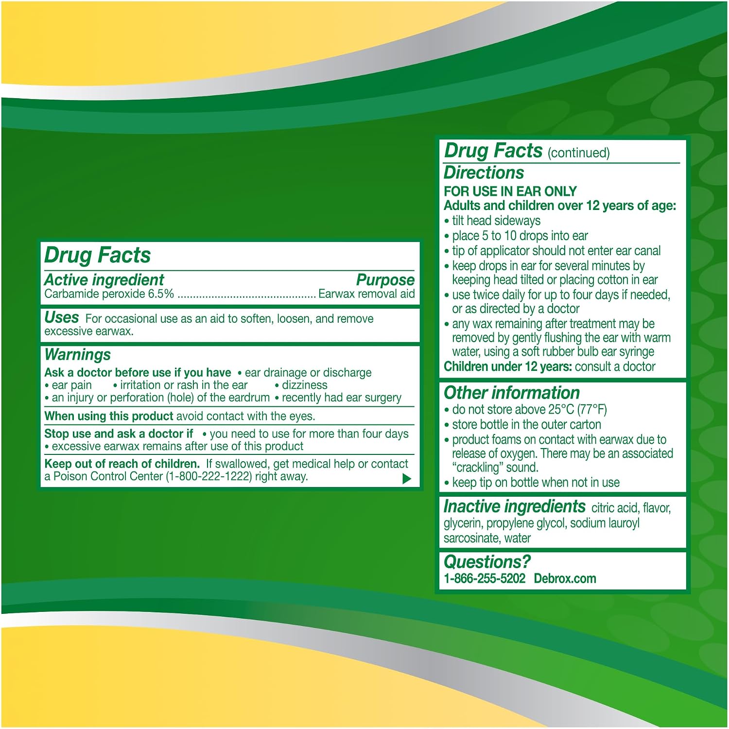 Detalle 2 de Debrox Ear Wax Removal Kit, 0.5 fl oz