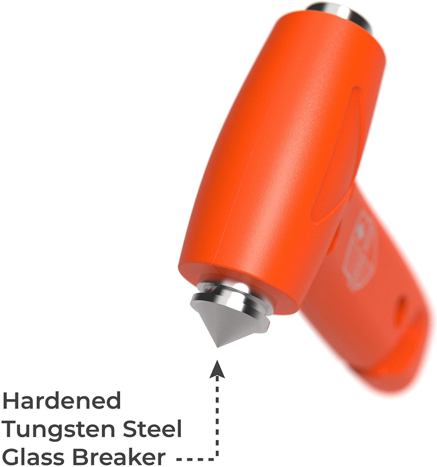 Detalle 2 de Swiss Safe Durable 5-1 Car Safety Hammer & Seatbelt Cutter (Orange) — 2 Pack