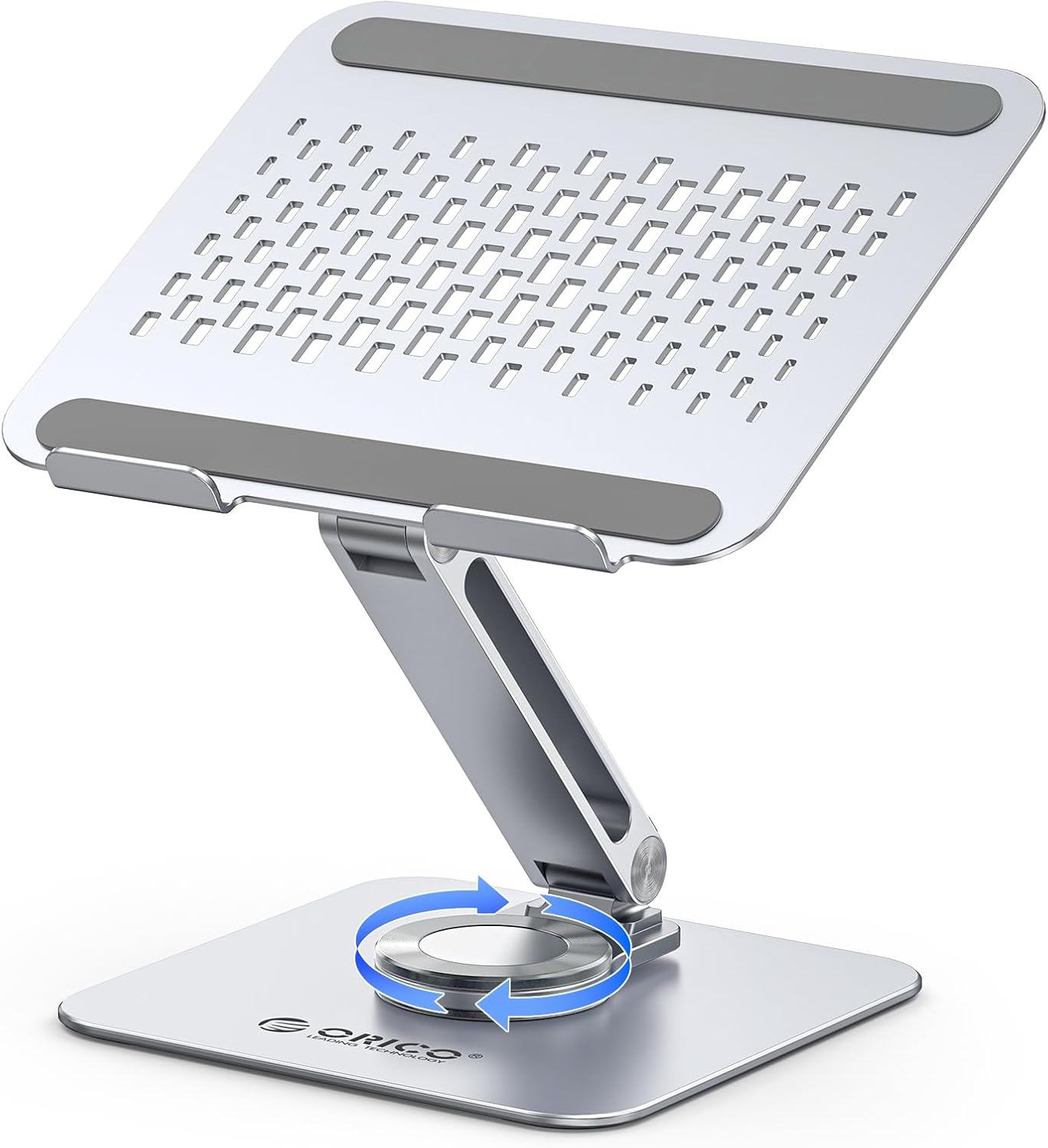Detalle de ORICO ST10: Supporto PC Portatile Regolabile e Pieghevole in Alluminio 13–17.3”