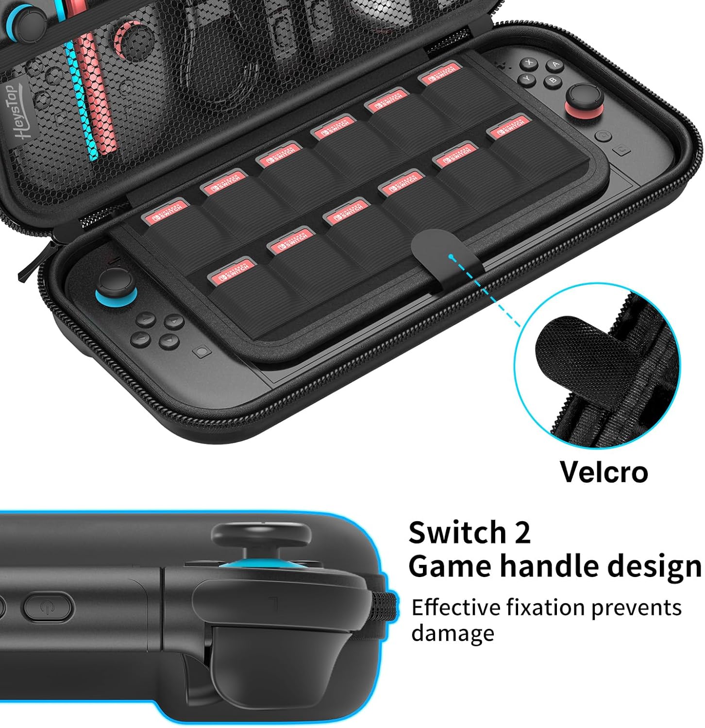 Thumbnail 4 de HEYSTOP Étui pour Nintendo Switch 2 – housse rigide