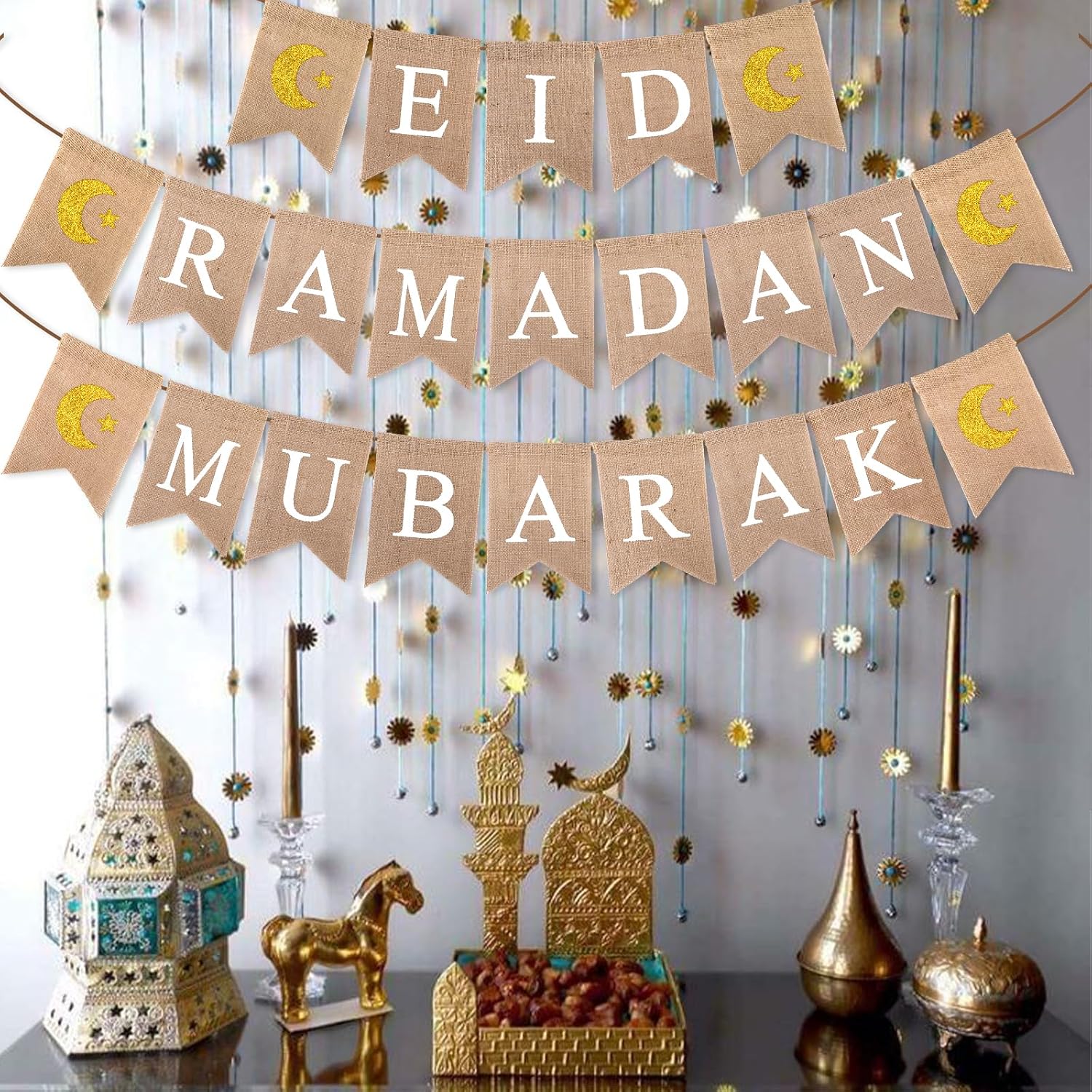 Thumbnail 6 de GADITIEK Ramadan Decorations 3 Pc Banner Set