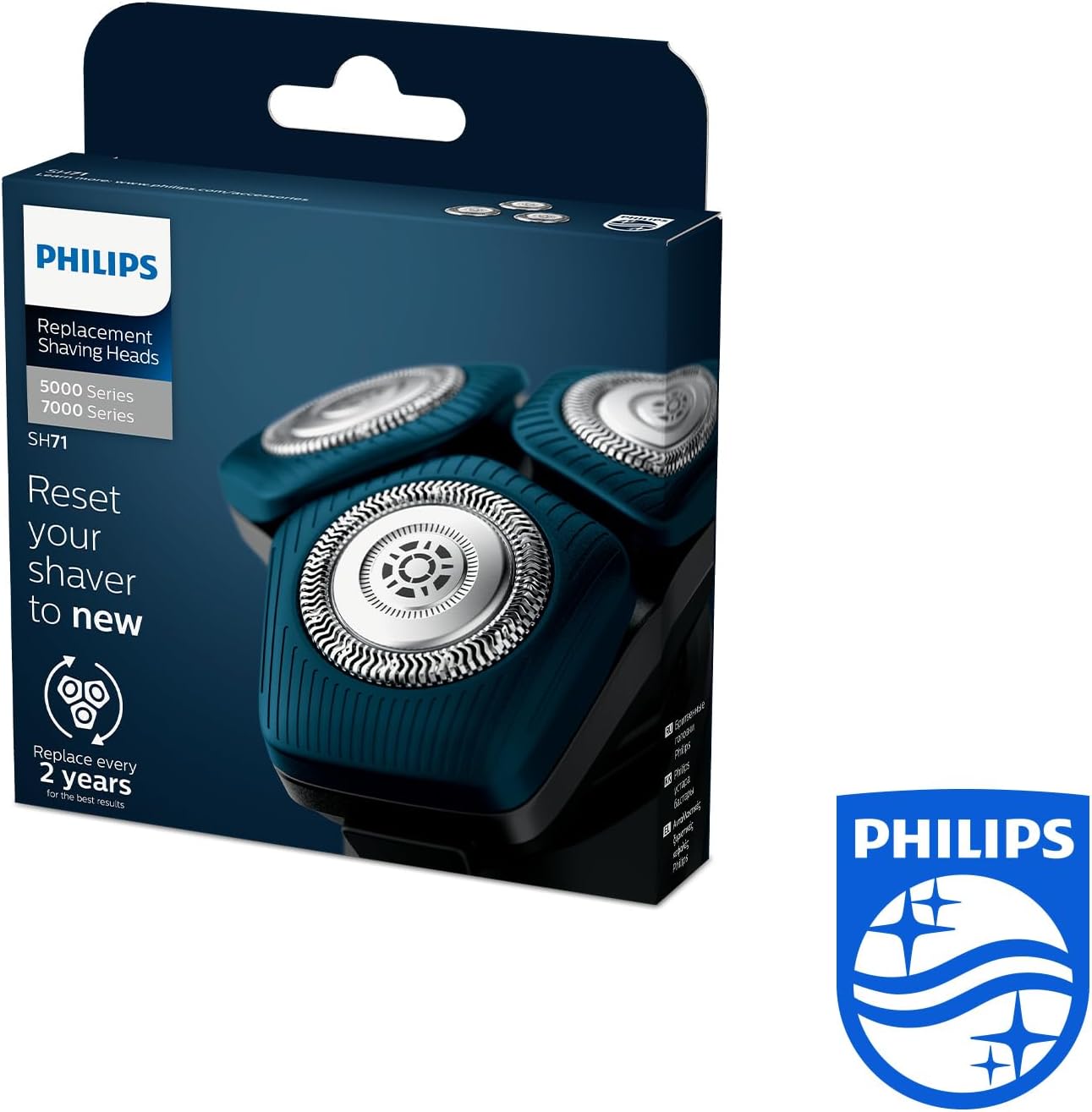 Thumbnail 6 de Philips Testine di rasatura SH71/50 per rasoi Serie 5000 e 7000 (3 pezzi) con autoaffilanti