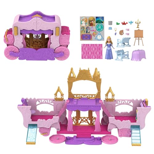 Detalle de Mattel Disney Princess Set Transformación Carroza a Castillo