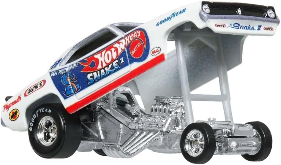 Detalle de Hot Wheels JBL01 Premium Lot de 2 Mini Voitures: 72 Plymouth Cuda FC/Rob N – Rose (3 Ans+)