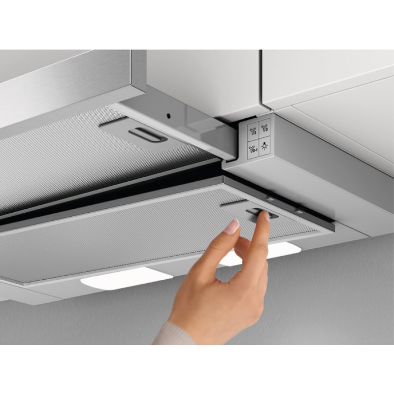 Detalle 2 de AEG Serie 5000 DPB3632S Campana Extractora Extraíble 60 cm en Inox