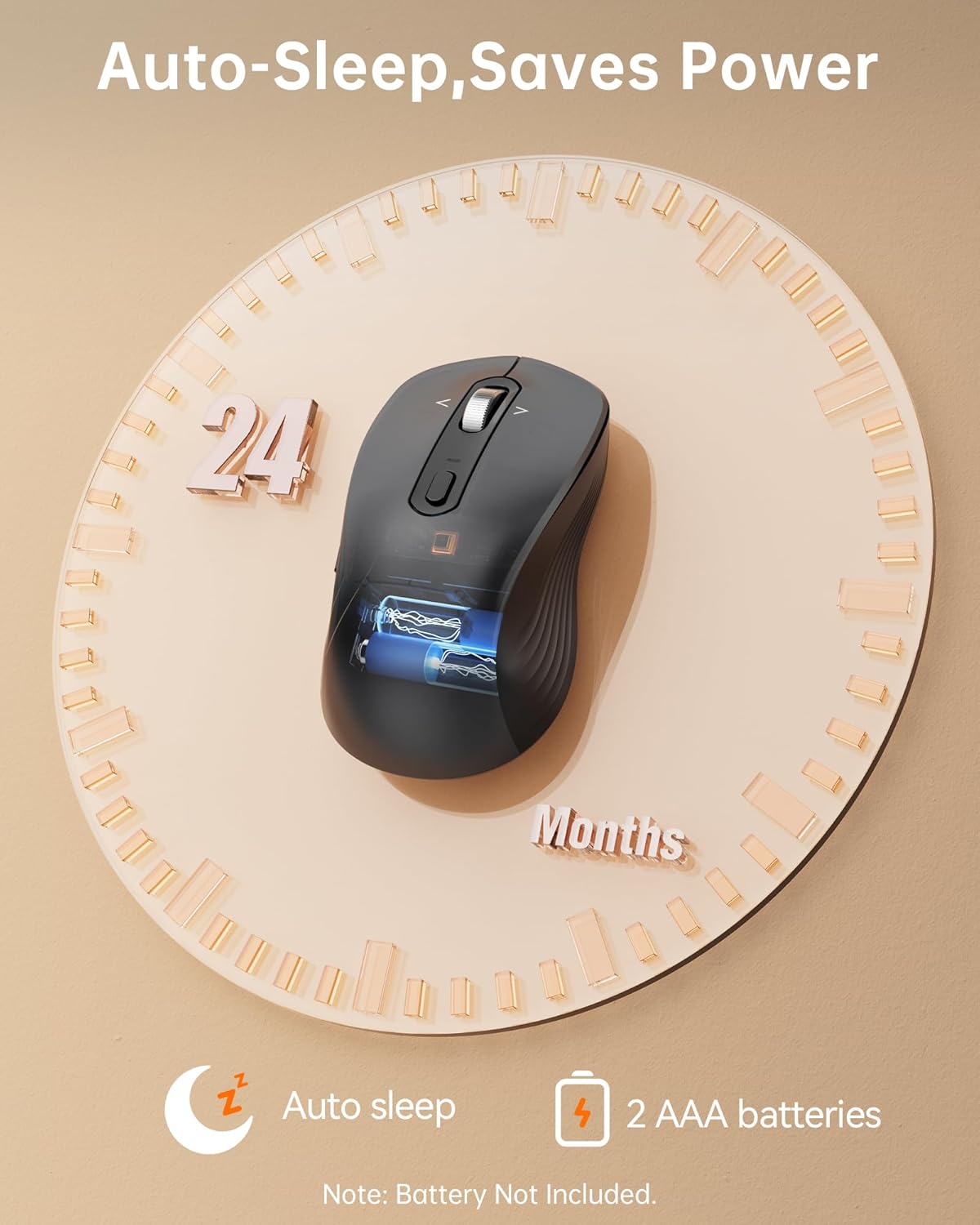 Thumbnail 5 de TECKNET Bluetooth Mouse 4800 DPI wireless mouse