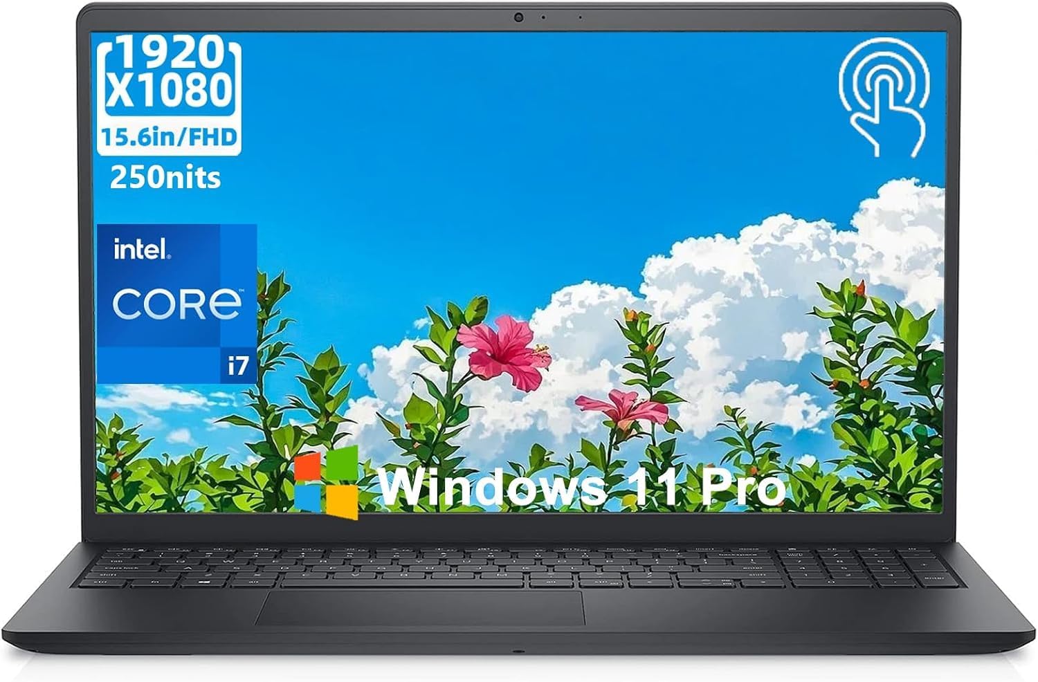 Detalle de Dell touchscreen laptop 15.6-inch