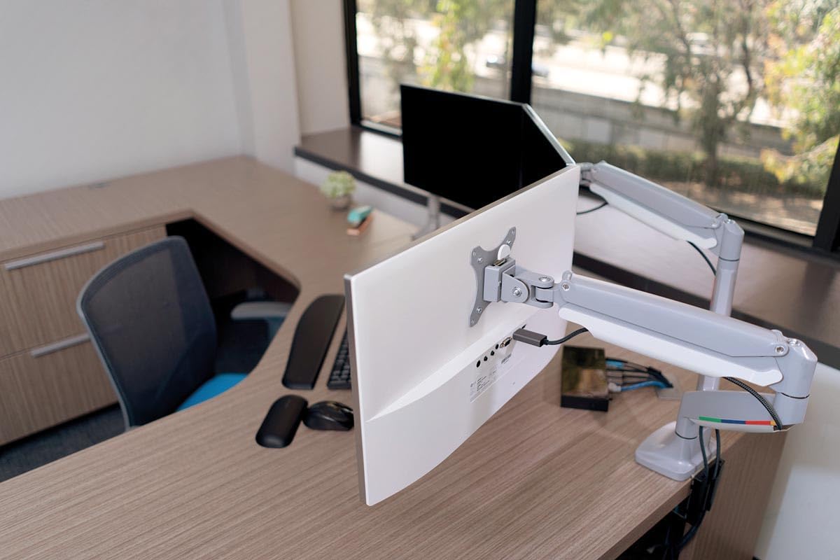 Detalle de Kensington Braccio per Monitor Doppio 13-32"