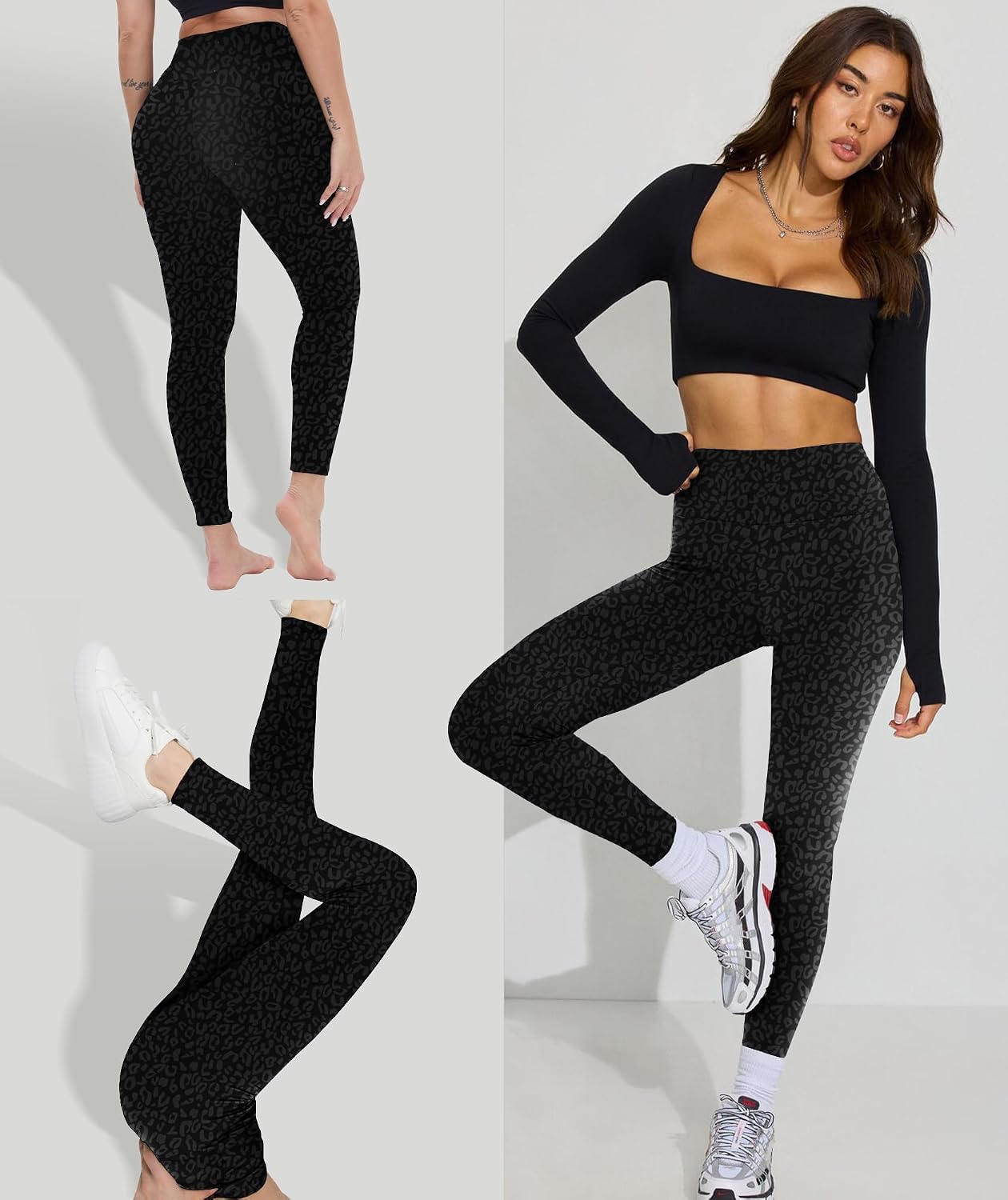 Detalle 2 de GAYHAY High Waisted Leggings for Women — Tummy Control