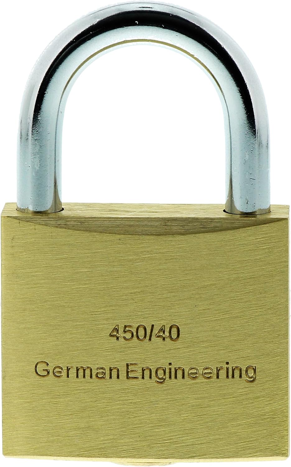Detalle de Burg-Wächter Vorhängeschloss Boccia 450 40 6 SB – 6,5 mm Bügelstärke, Kneifschutz, 6 Schlüssel