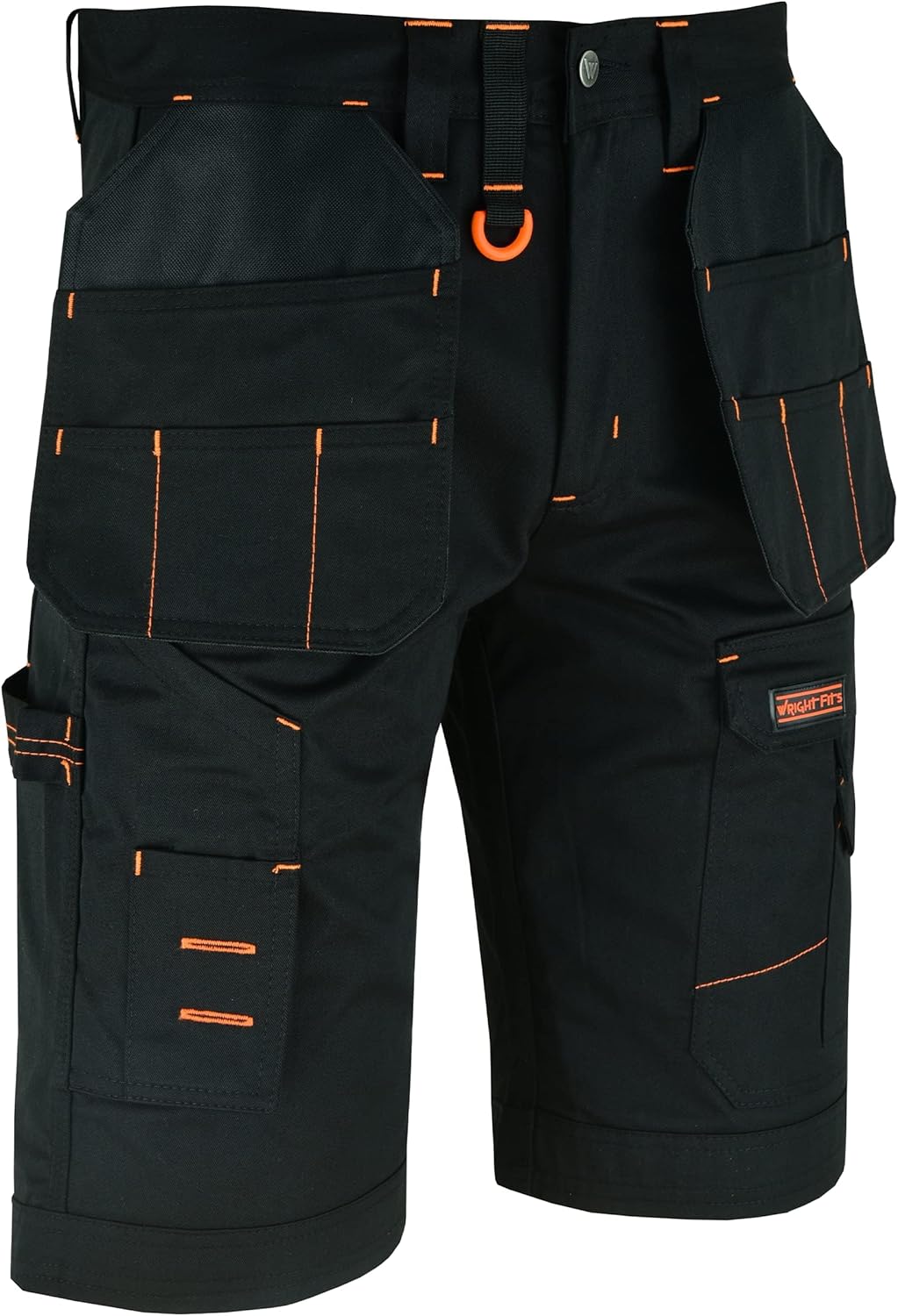 Detalle de WrightFits Men Holster Work Shorts – Heavy Duty Cargo Shorts for Trades
