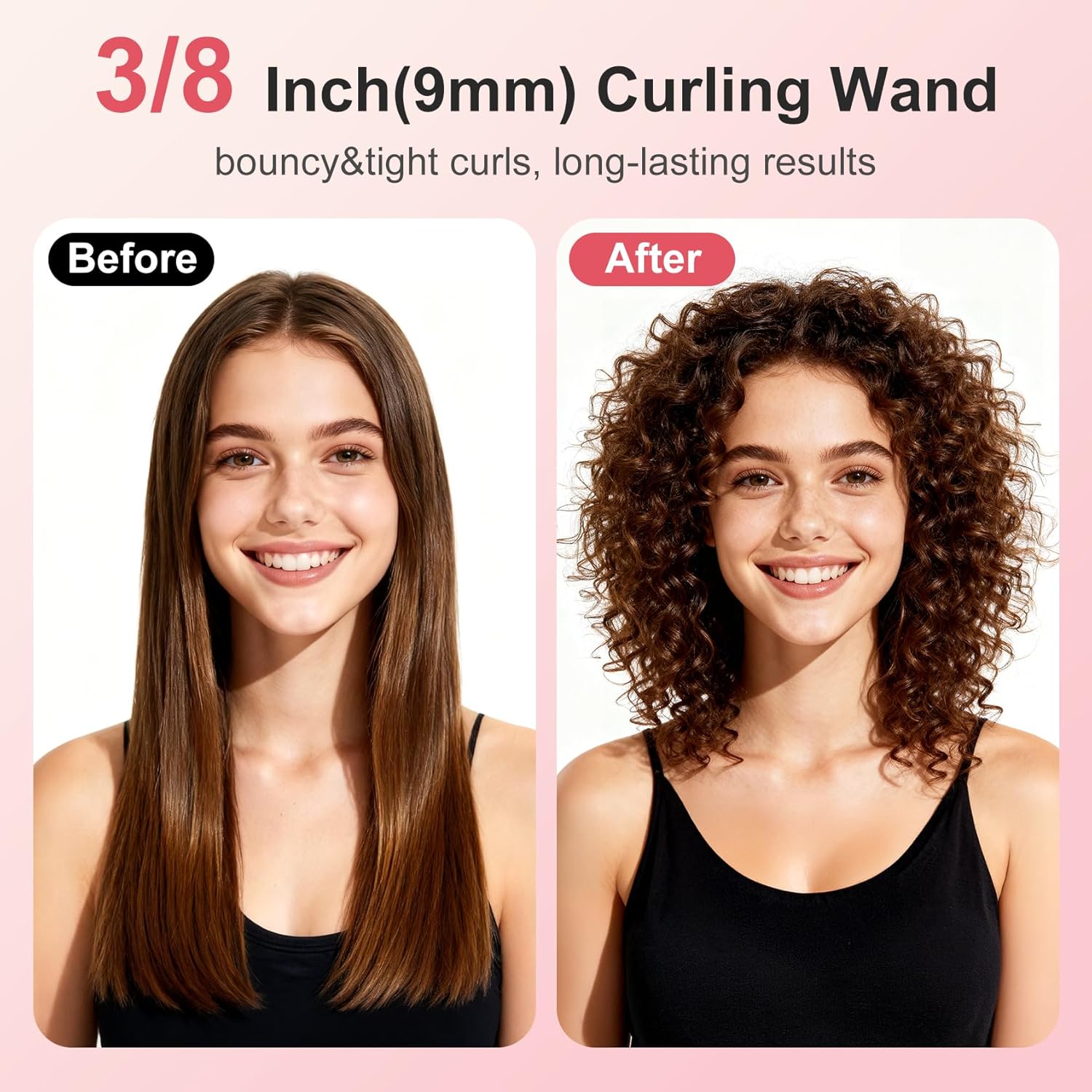 Thumbnail 1 de YEGUBEGU 9mm ceramic curling wand