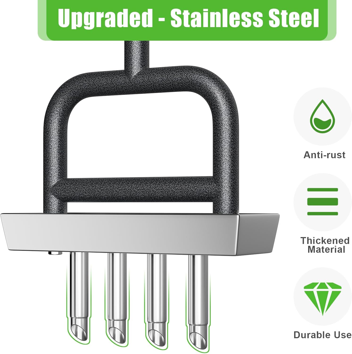 Thumbnail 2 de Yornoli Lawn Aerator Tool – Heavy Duty Hollow Tine Manual Coring Aerator with 4 Stainless Steel Pluggers