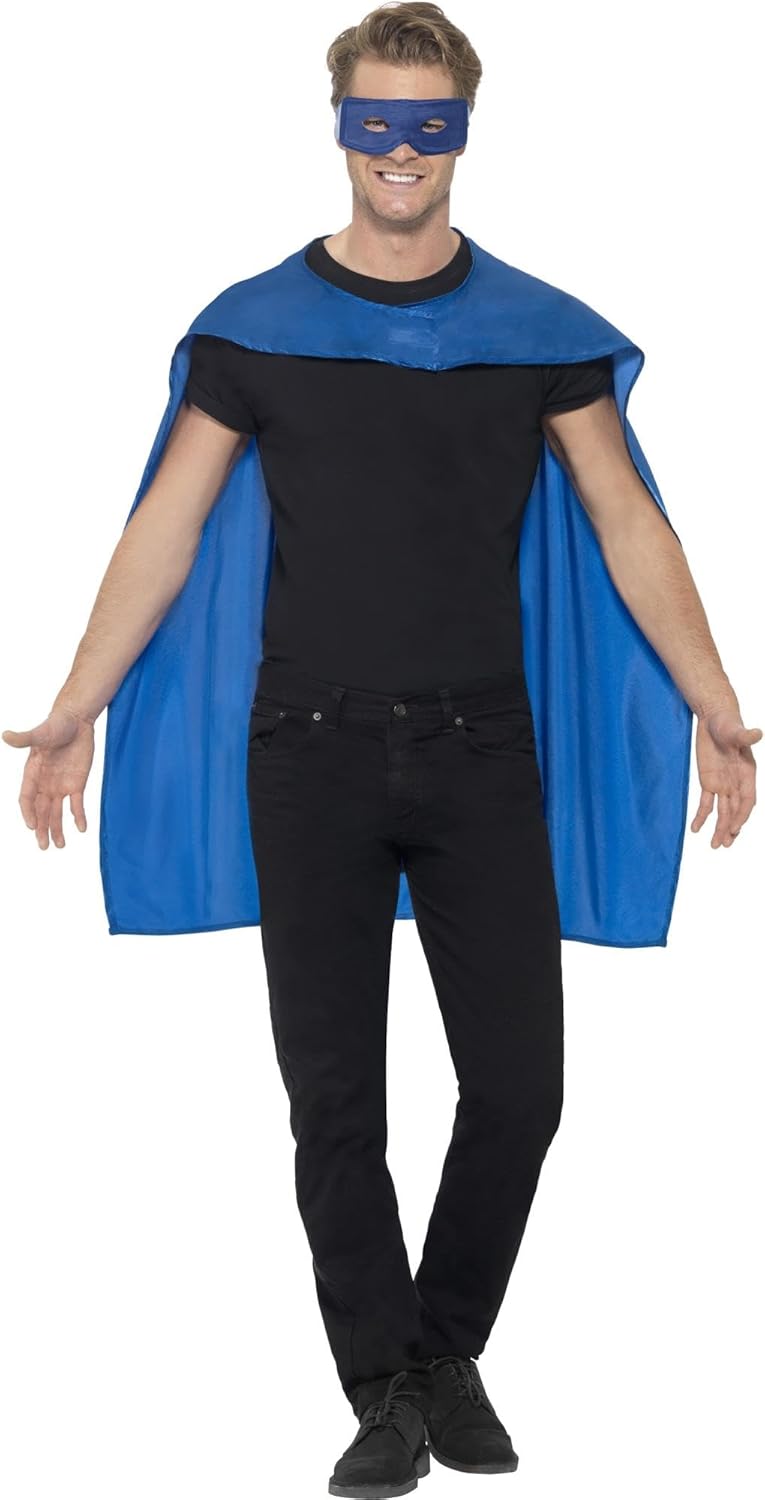 Smiffys Cape Red with Eyemask
