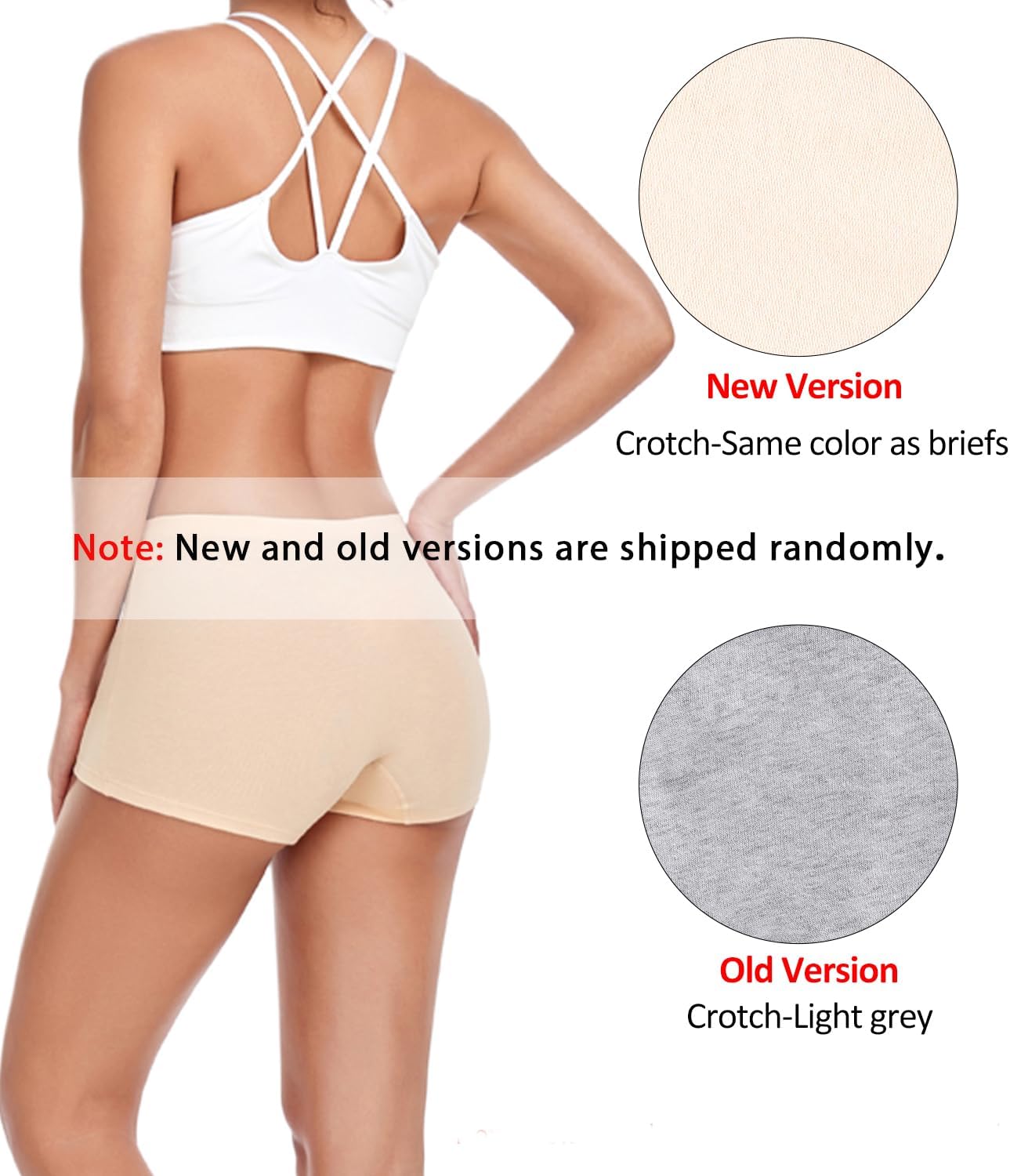 Thumbnail 2 de wirarpa Damen Baumwolle Boxershorts/Radlerhose unter Kleid – 4er Pack
