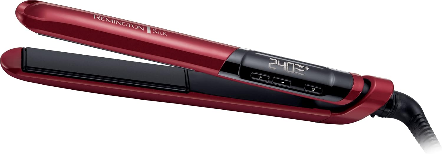 Detalle de Remington S960 Plancha pelo 240 °C con cerámica y proteínas de seda