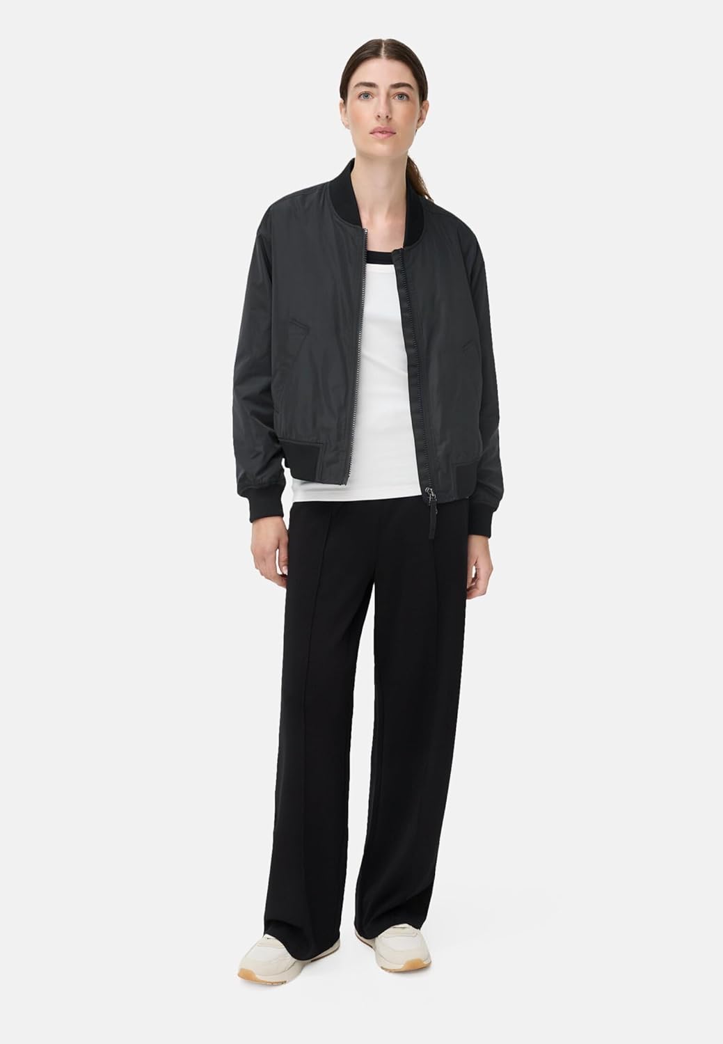 Detalle 2 de camel active Damen Bomberjacke mit 2-Wege-Reißverschluss