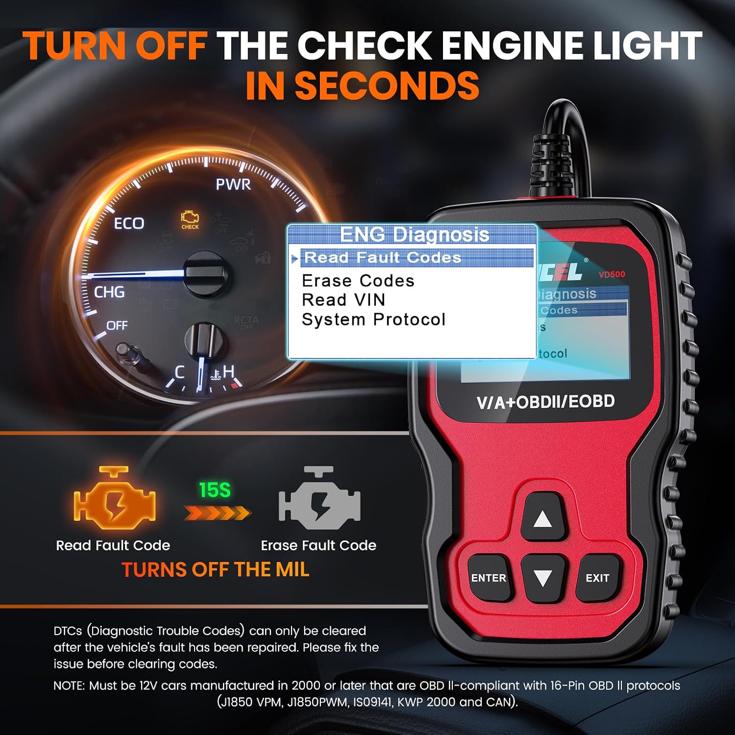 Thumbnail 5 de ANCEL VD500 OBD2 Scanner for VW/Audi