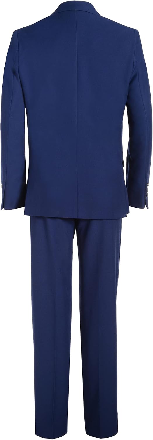 Detalle 2 de Calvin Klein Boys' 2-Piece Formal Suit Set: Single Breasted Jacket & Straight Leg Dress Pants