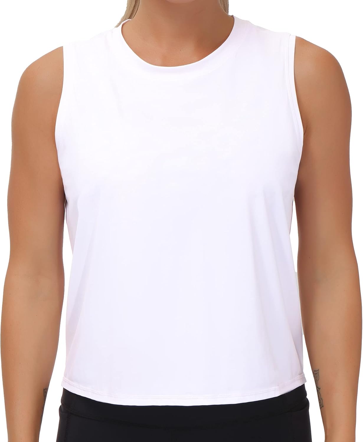 Thumbnail 3 de THE GYM PEOPLE Women's Ice Silk Quick Dry Sleeveless Tank Top