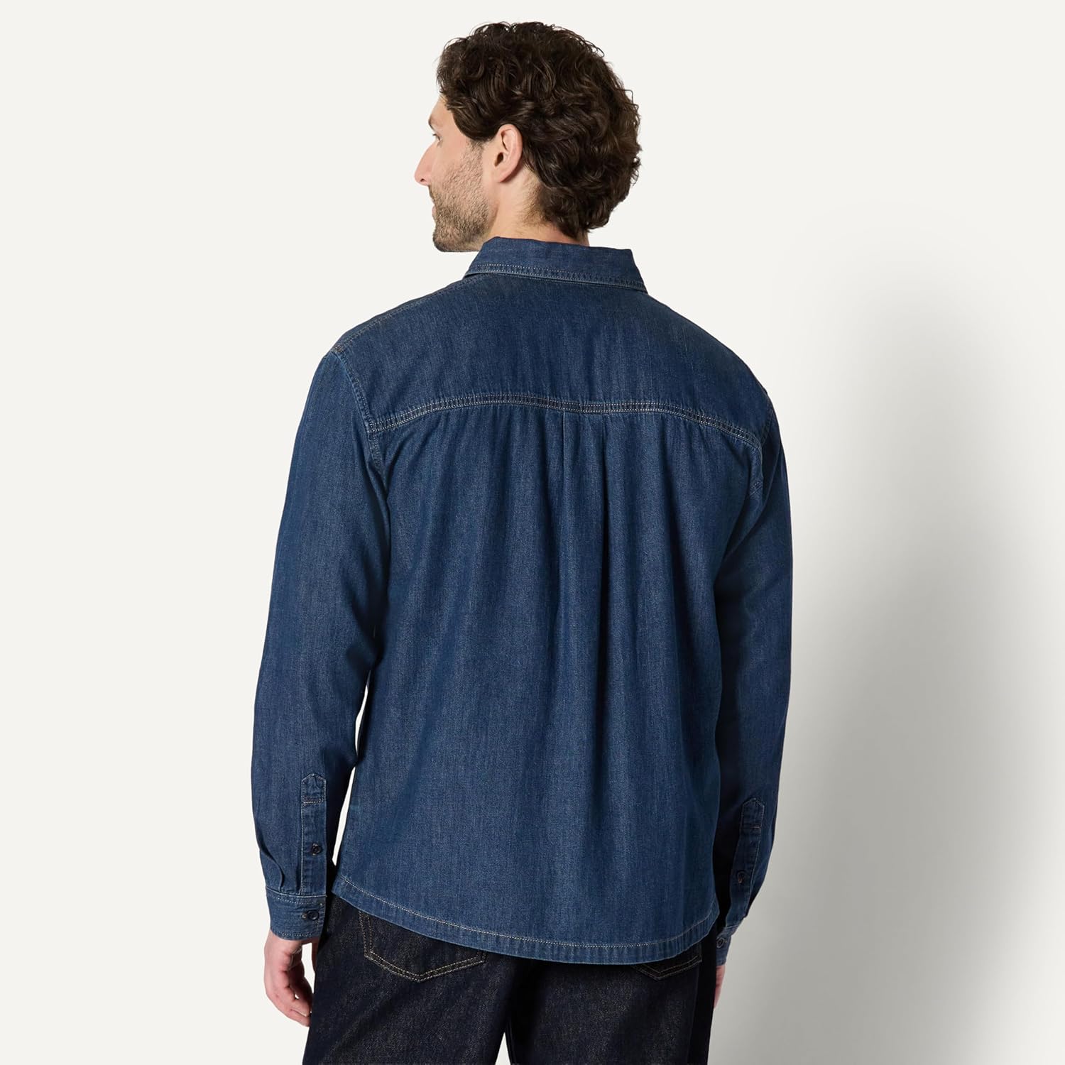Thumbnail 1 de Amazon Essentials Herren Modernes Oversize-Button-Down-Jeanshemd