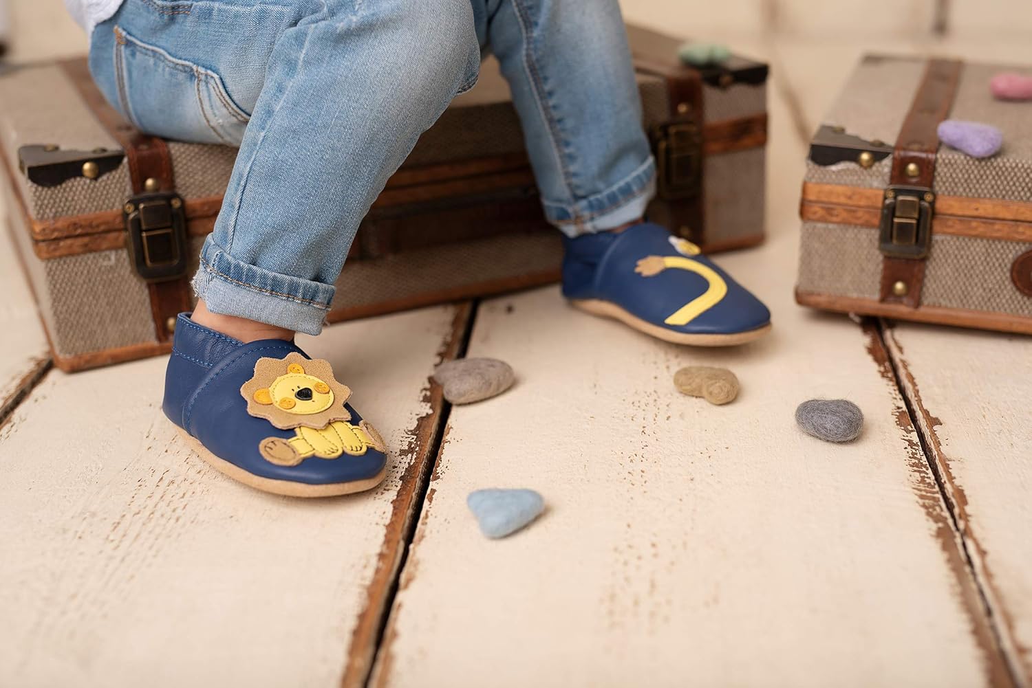 Thumbnail 1 de ENGEL + PIRATEN Krabbelschuhe für Baby Leder