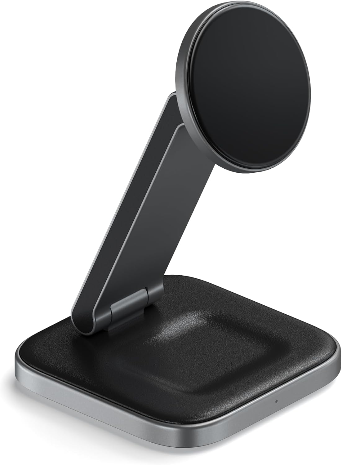 Detalle de SATECHI OntheGo™ Chargeur Induction 2 en 1 pliable (station sans fil magnétique) jusqu’à 15 W compatible Qi2