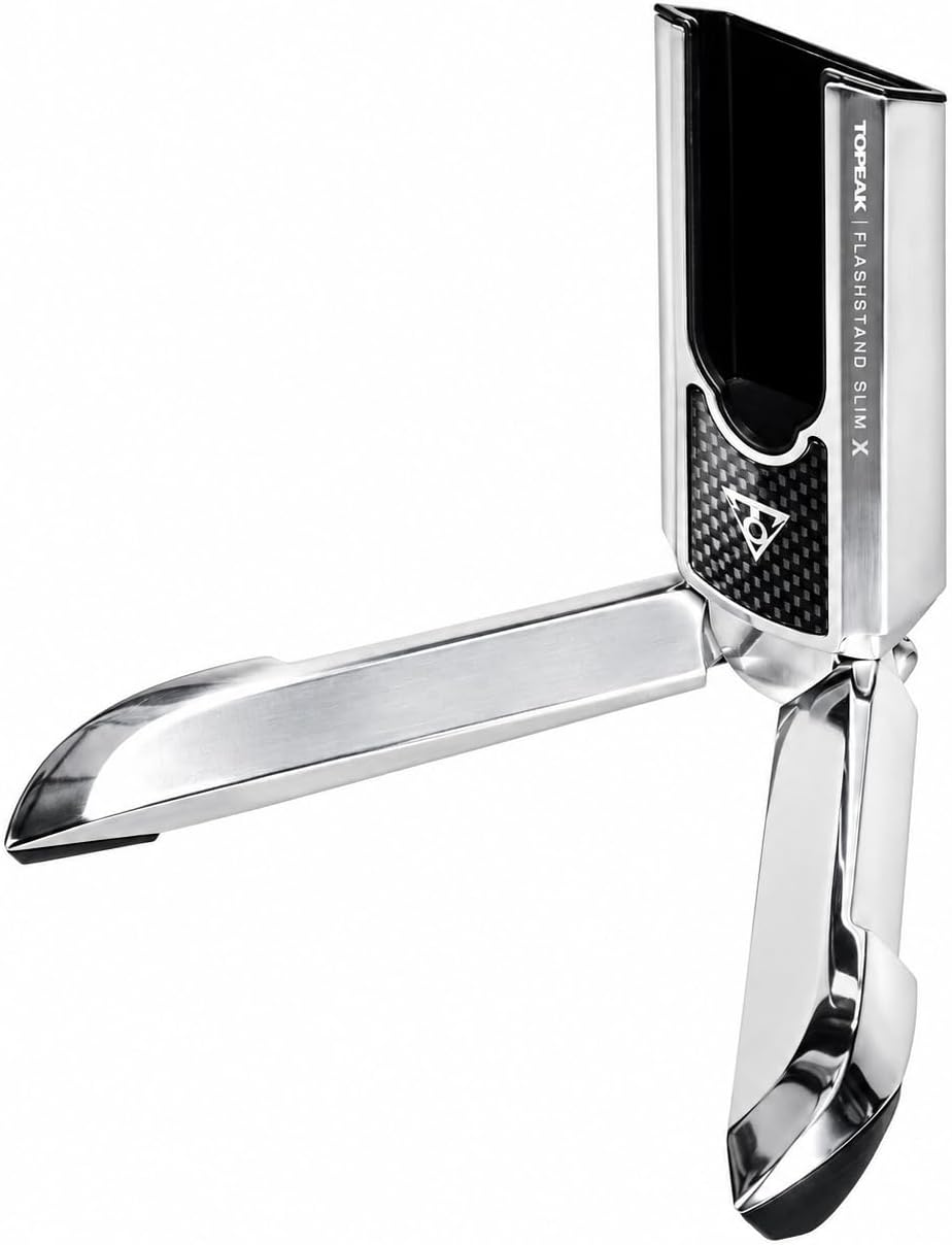 Detalle de Topeak FlashStand Slim X cykelställ i aluminium, hopfällbart, 14 kg