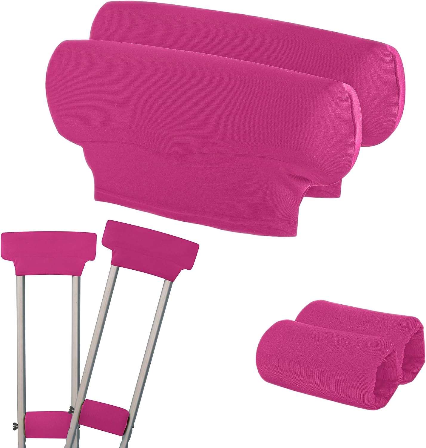 Detalle de SPRING SEAON Soft Crutch Padding and Hand Grip Covers, 6-Piece Set