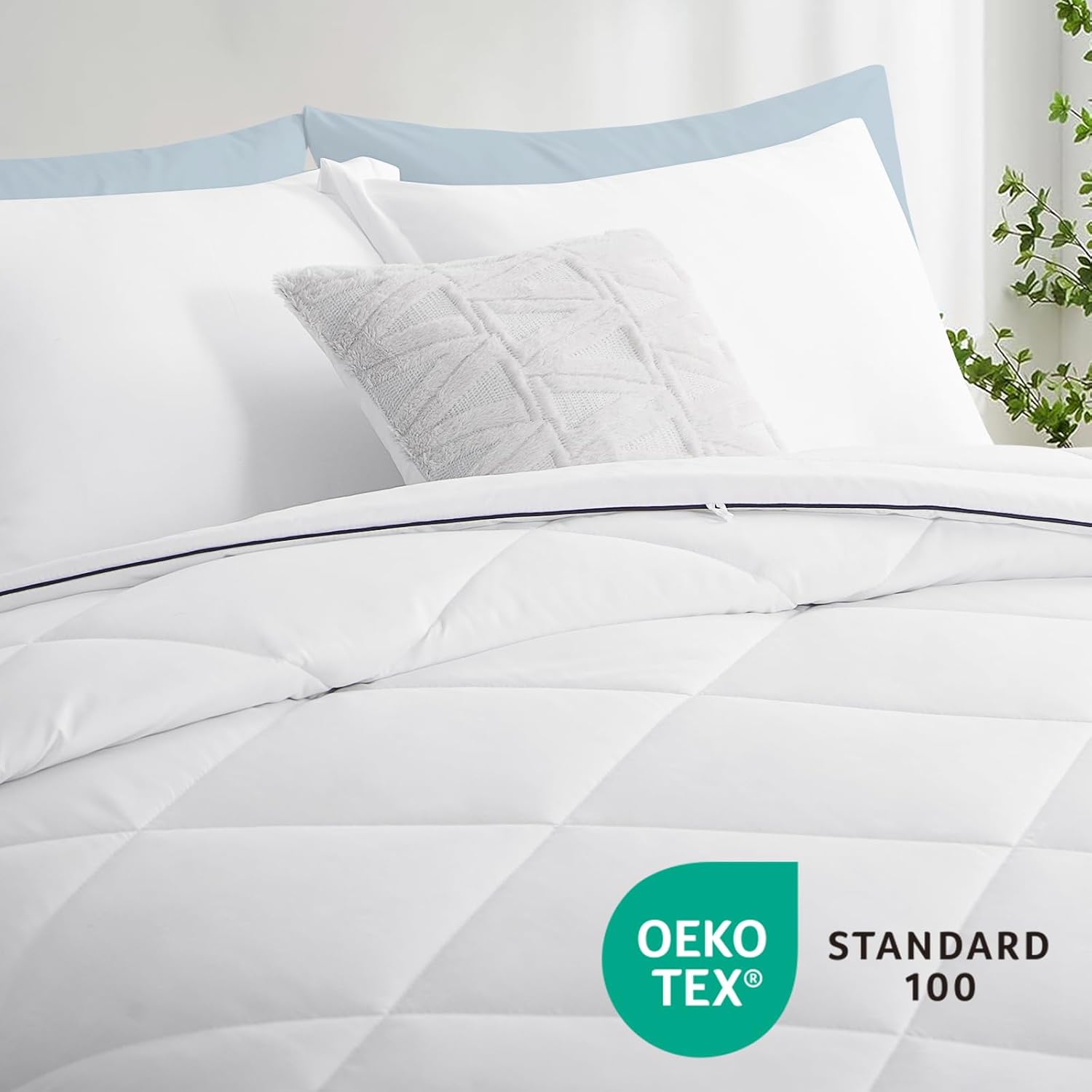 Thumbnail 2 de Aisbo Couette Été 240x260 – Légère et Fine, 150 g/m2, Douce et Facile à l’Entretien