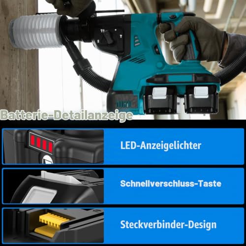 Thumbnail 2 de Amoresbat 2X10,0Ah Ersatzakku für Makita 18V LXT – Kompatibilität, Leistung und Sicherheit