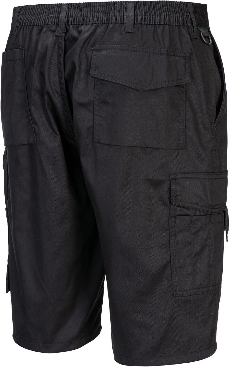 Detalle 2 de Portwest S790 Pantaloncini da Lavoro Combat ad Alte Prestazioni per Uomo (Nero, L)