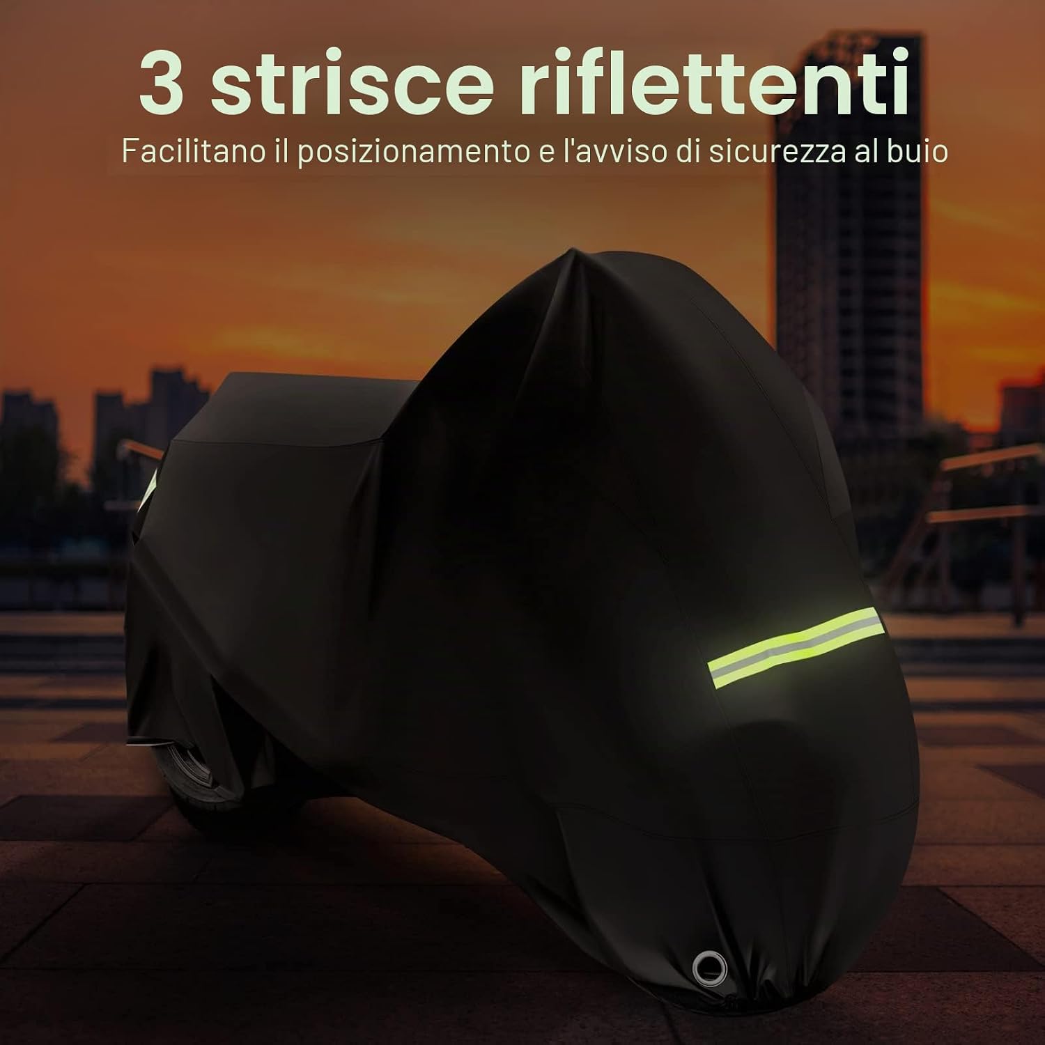 Thumbnail 5 de WOLTU Telo Coprimoto Idrorepellente 210D Oxford per Esterno - 245x105x125 cm Nero