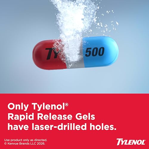 Thumbnail 2 de Tylenol Extra Strength Rapid Release Gelcaps, 500 mg – 100 Ct