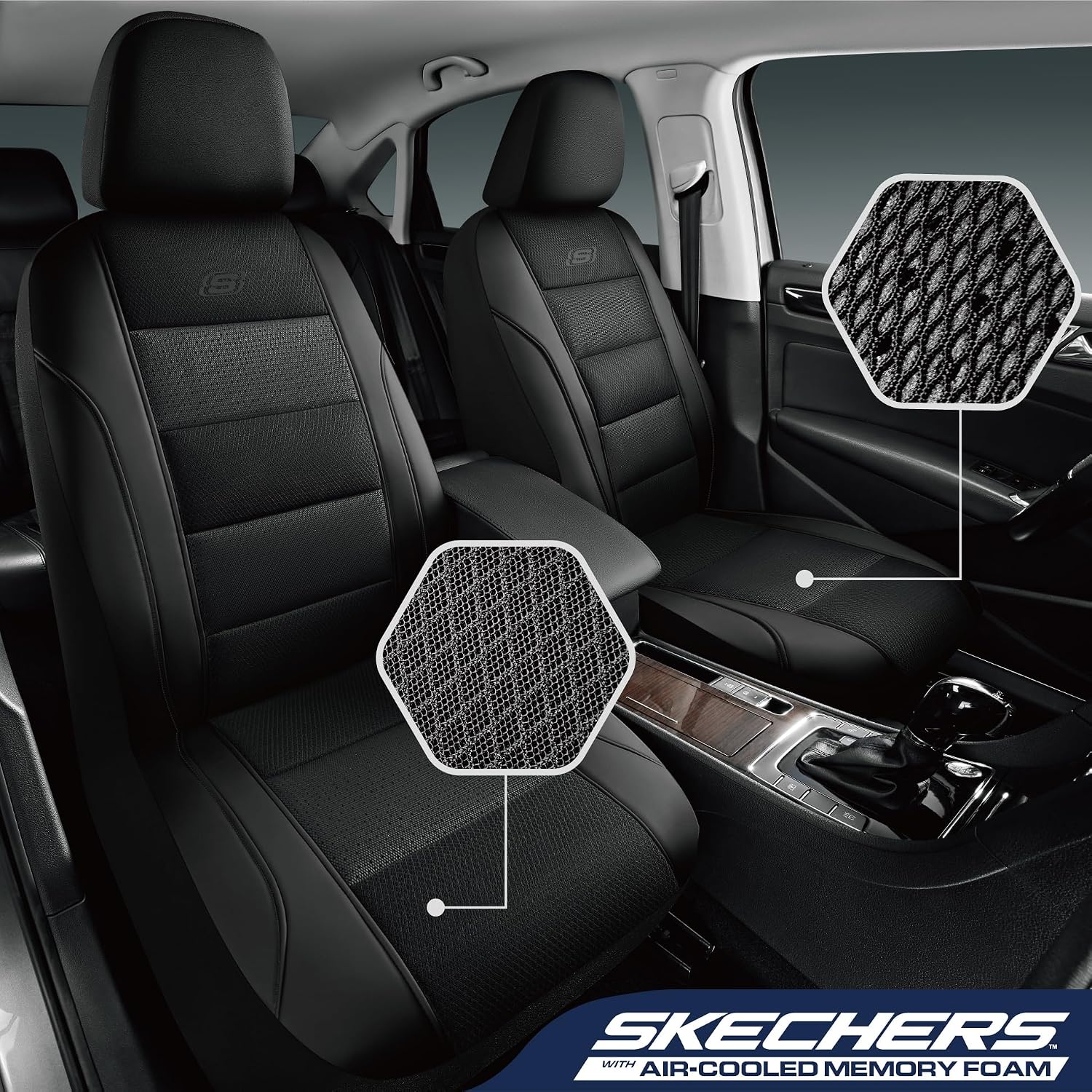 Thumbnail 2 de Skechers Seat Covers Air-Cooled Memory Foam