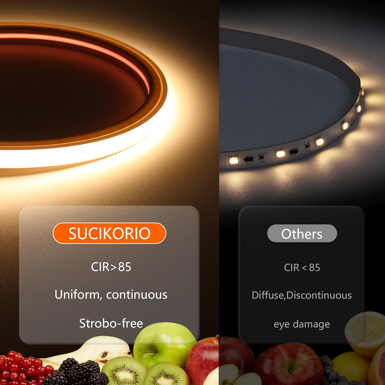 Detalle 1 de SUCIKORIO DL756-20m-4000K Neon LED Strip, 20m, IP65, Natural White