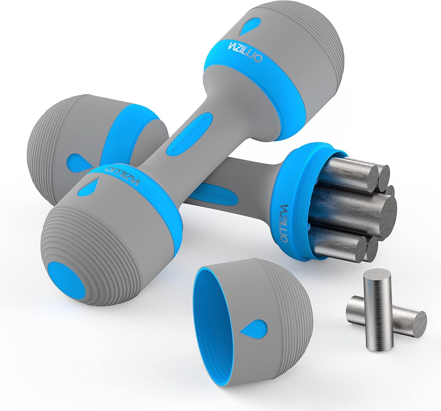 Thumbnail 6 de VAZILLIO adjustable dumbbells set 5 kg pair