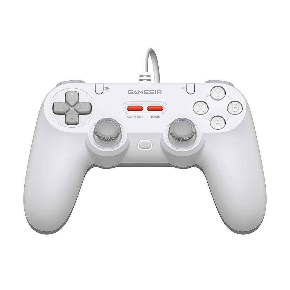Thumbnail 6 de GameSir Tegenaria Lite Wired Game Controller (Hall Effect, 1000Hz) for Switch, Android, iOS, PC & Steam — Retro 90s Gray