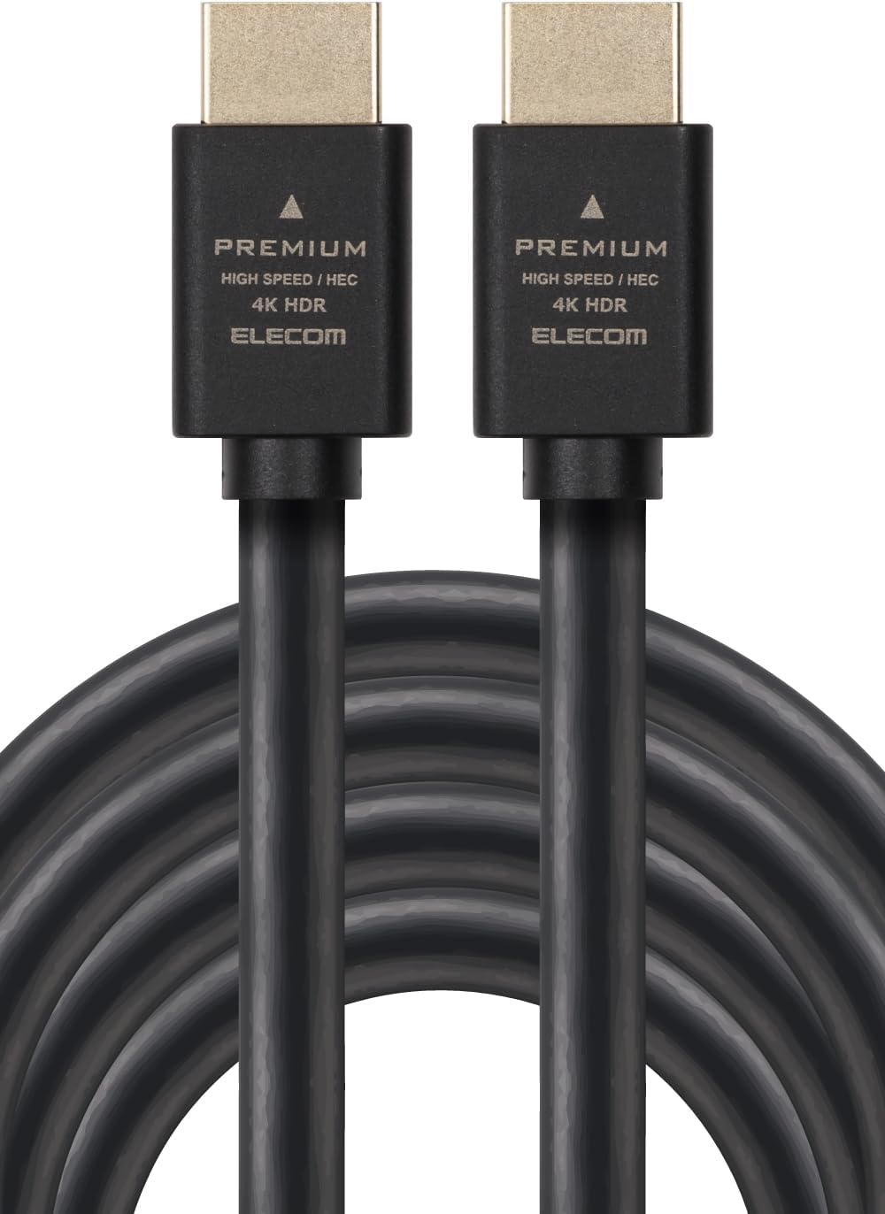 Detalle de エレコム ECDH-HDP50BK HDMIケーブル 5m 4K/60Hz・18Gbps対応