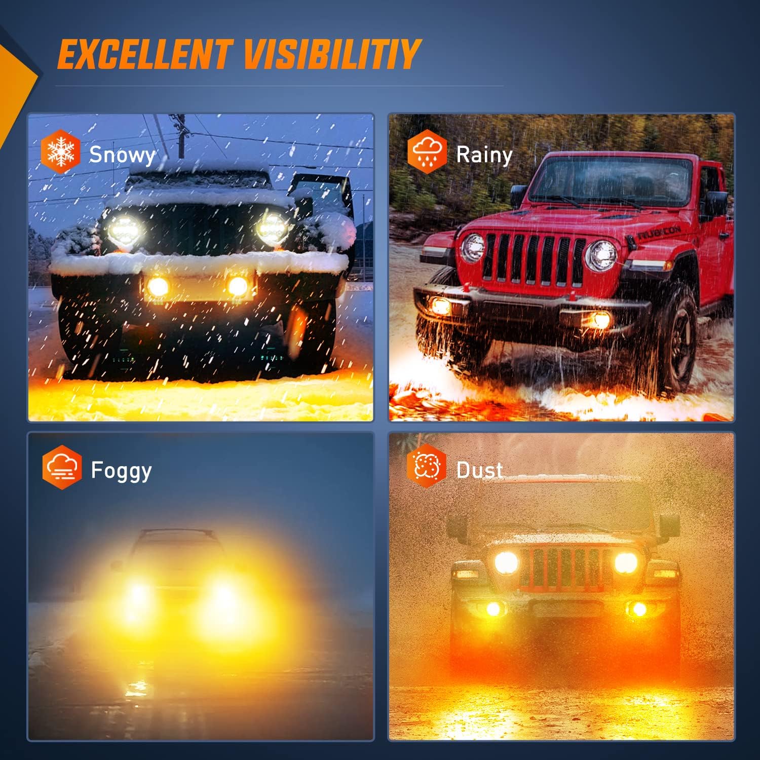 Thumbnail 3 de Nilight 4-Inch LED Fog Lights