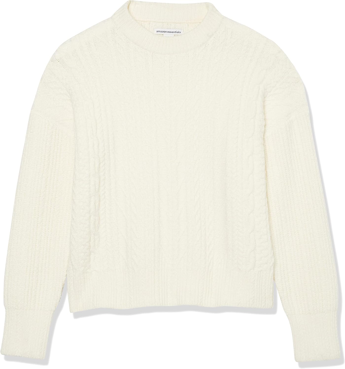 Thumbnail 5 de Amazon Essentials Women’s Soft-Touch Modern Cable Crewneck Sweater (Plus Size available)