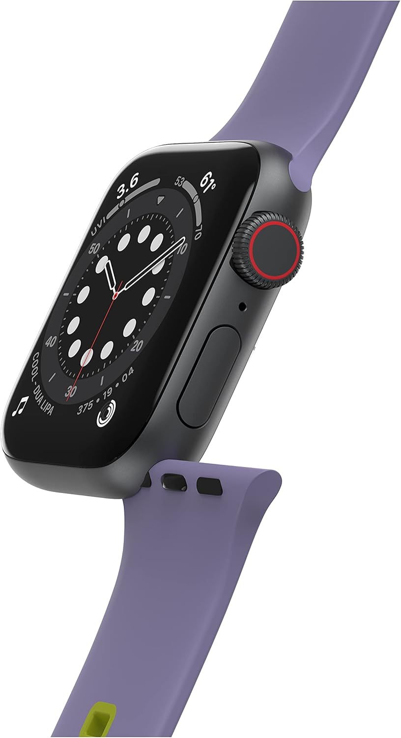 Detalle de OtterBox All Day: Cinturino in silicone per Apple Watch Series 10/9/8/7/6/SE (2ª gen/SE 1ª gen/5/4) – morbido al tatto e resistente all'usura