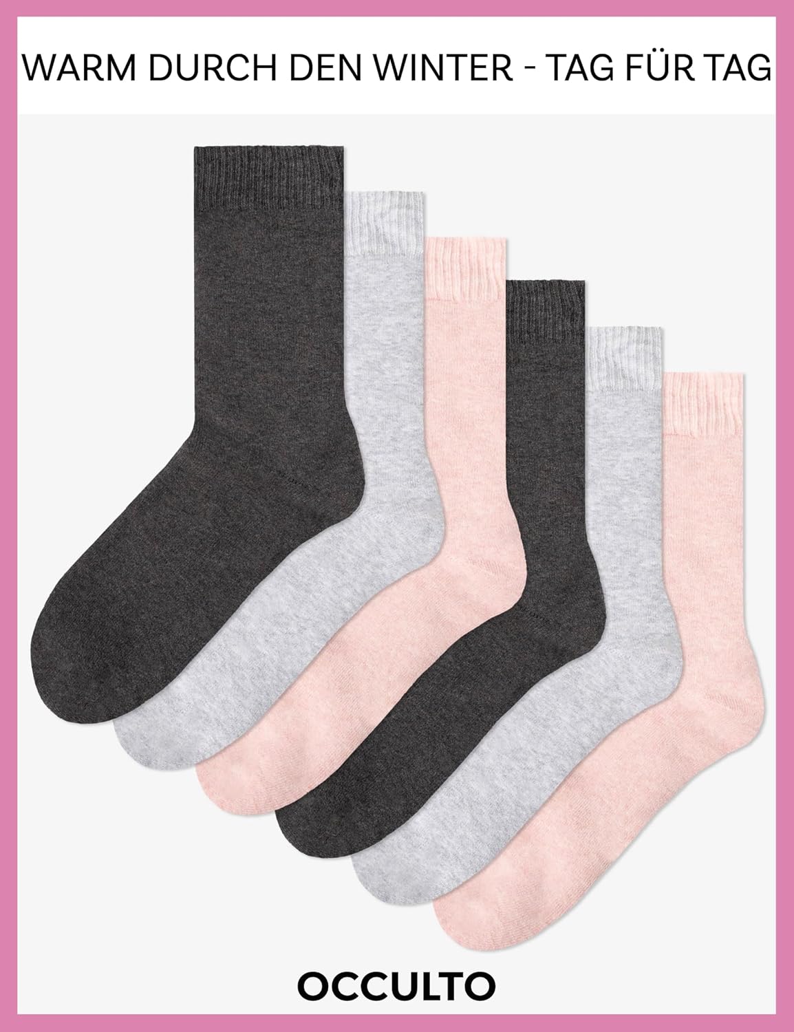 Detalle 2 de Occulto Smilla Thermosocken 6er Pack