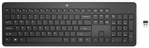 Detalle de HP 230 Wireless Keyboard with UK Layout and 16-Month Battery Life