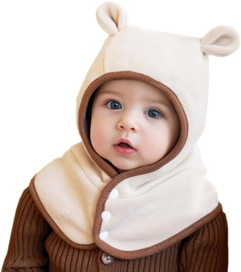 Detalle de FUYAO Toddler Winter Warm Beanie with Earflaps