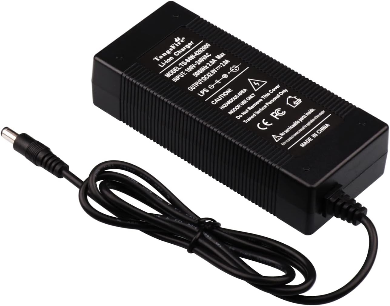 Detalle de TangsFire TS-84W-4202000-oplader voor elektrische step, 42 V, 2 A