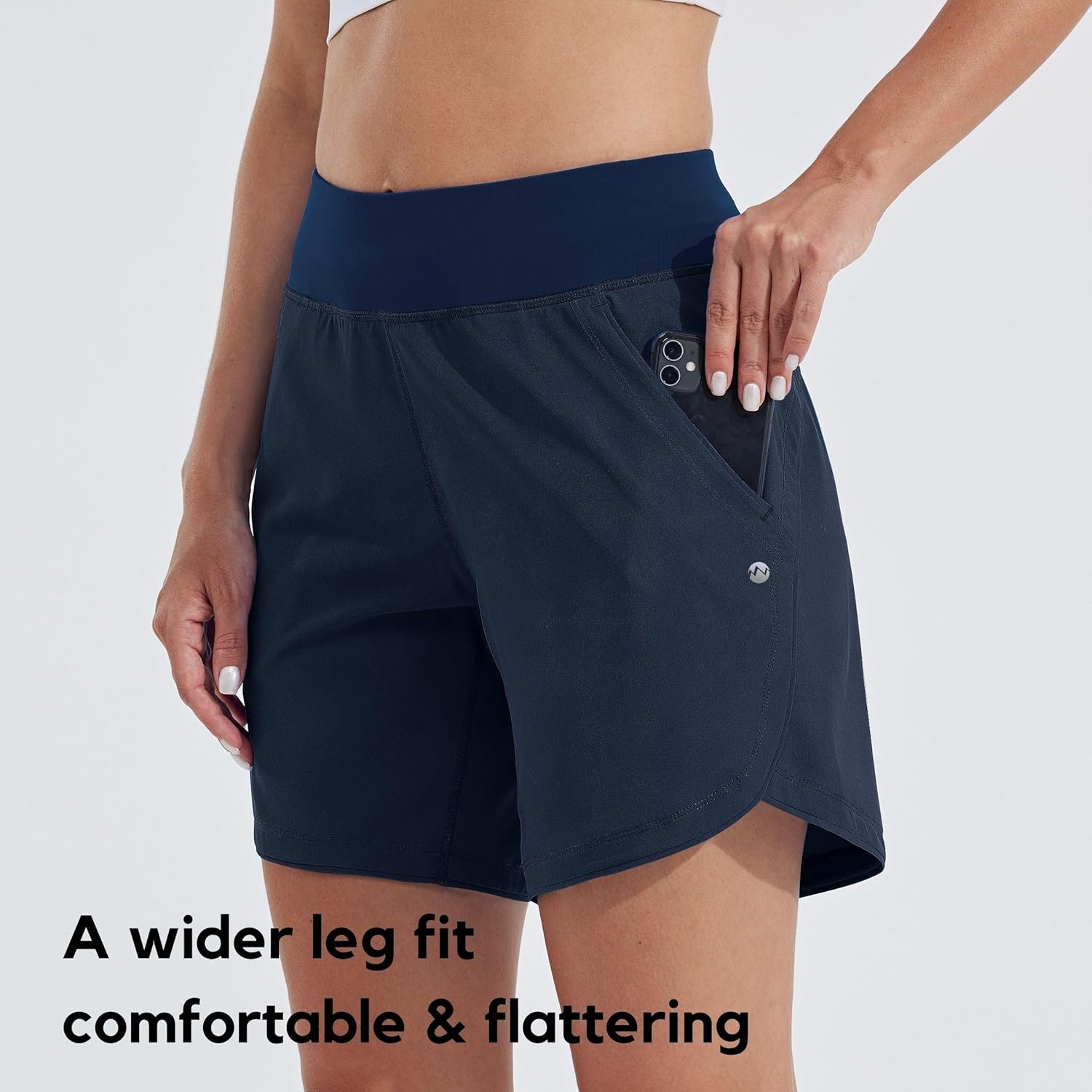 Thumbnail 3 de WILLIT Damen Badeshorts Boardshorts mit UPF50+ und Liner-Taschen – schnell trocknend, mit hoher Taille