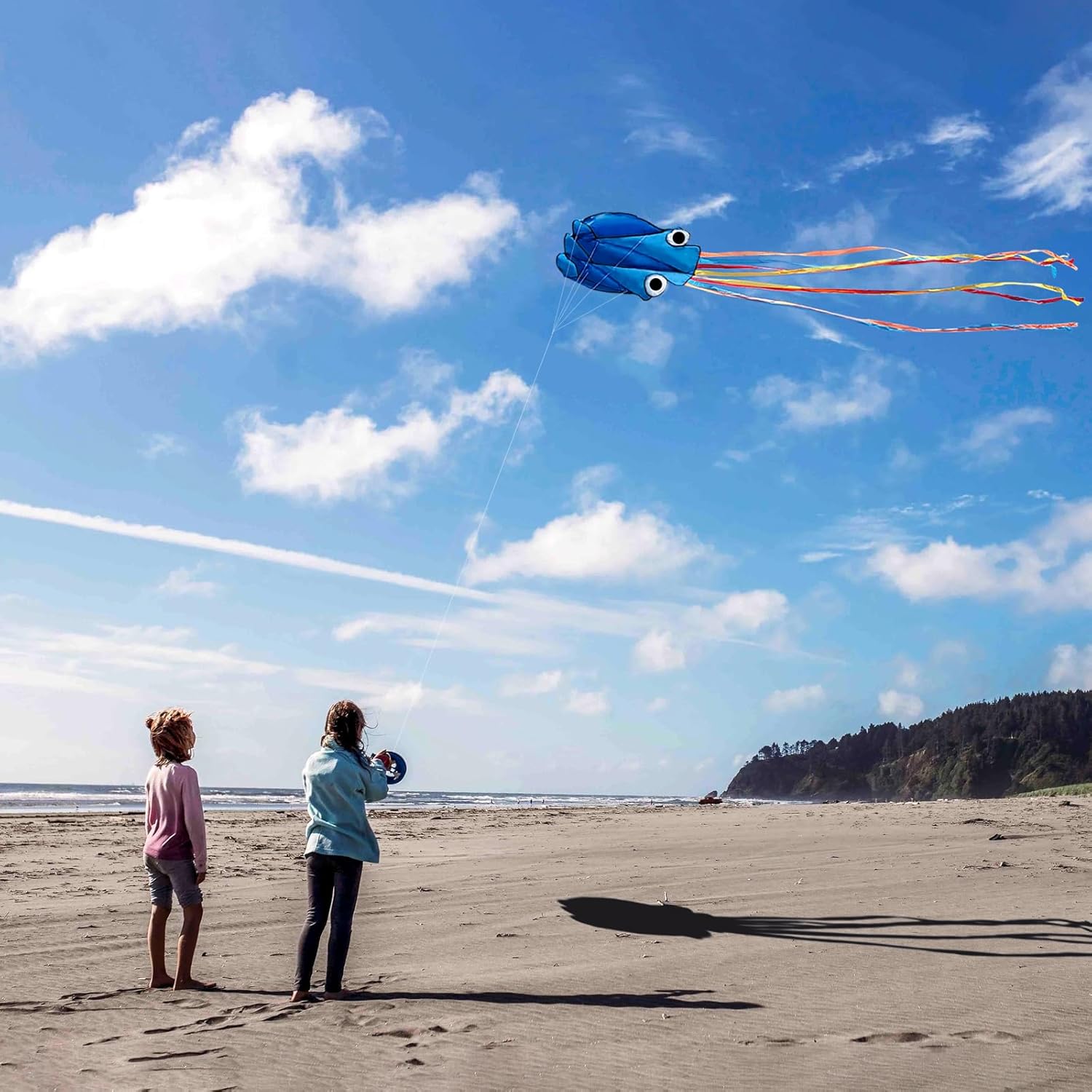 Thumbnail 4 de Kaiciuss Octopus Kite – Easy to Fly 28" x 158" Soft Kite for Kids & Adults